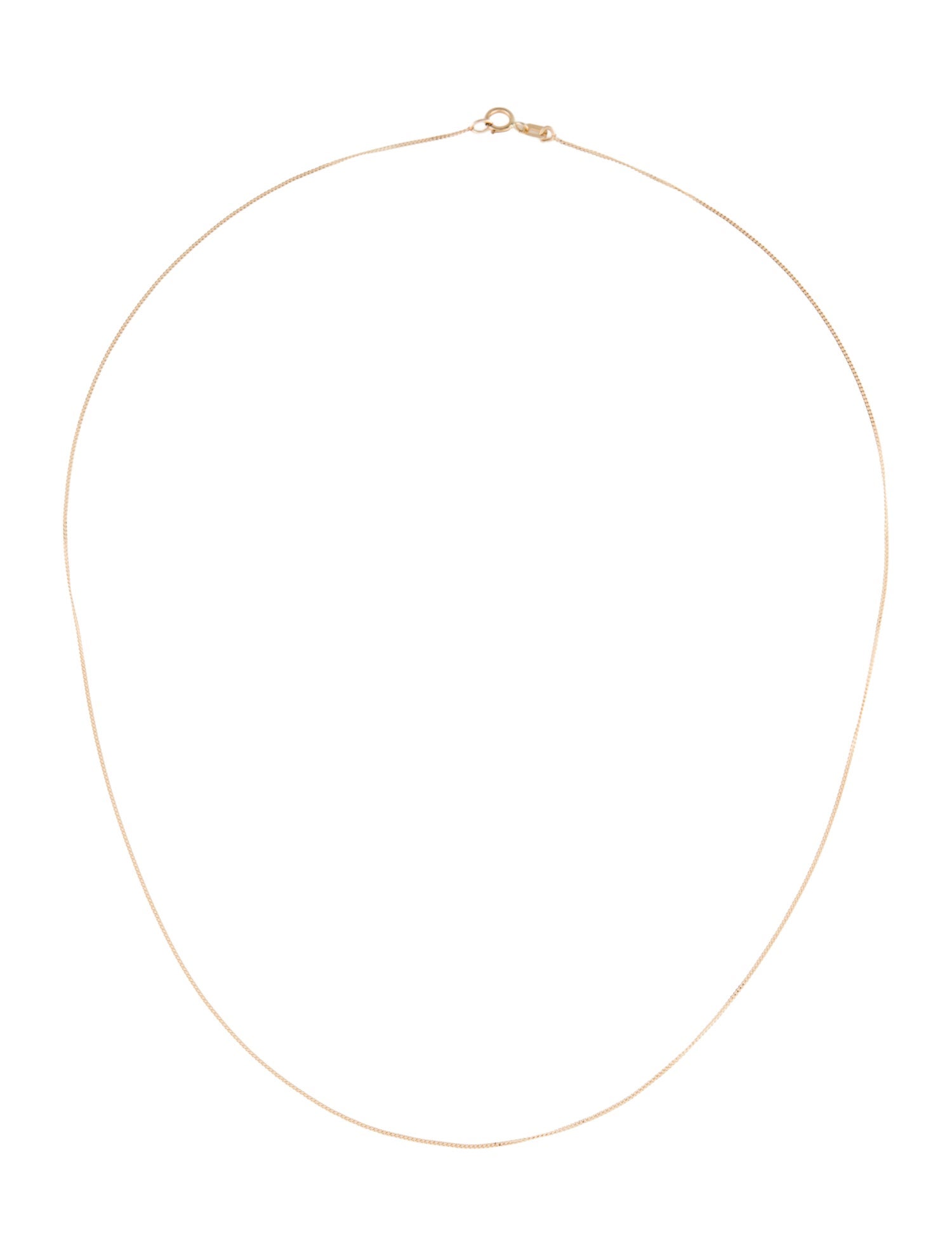 Necklace 10K Curb Link Chain