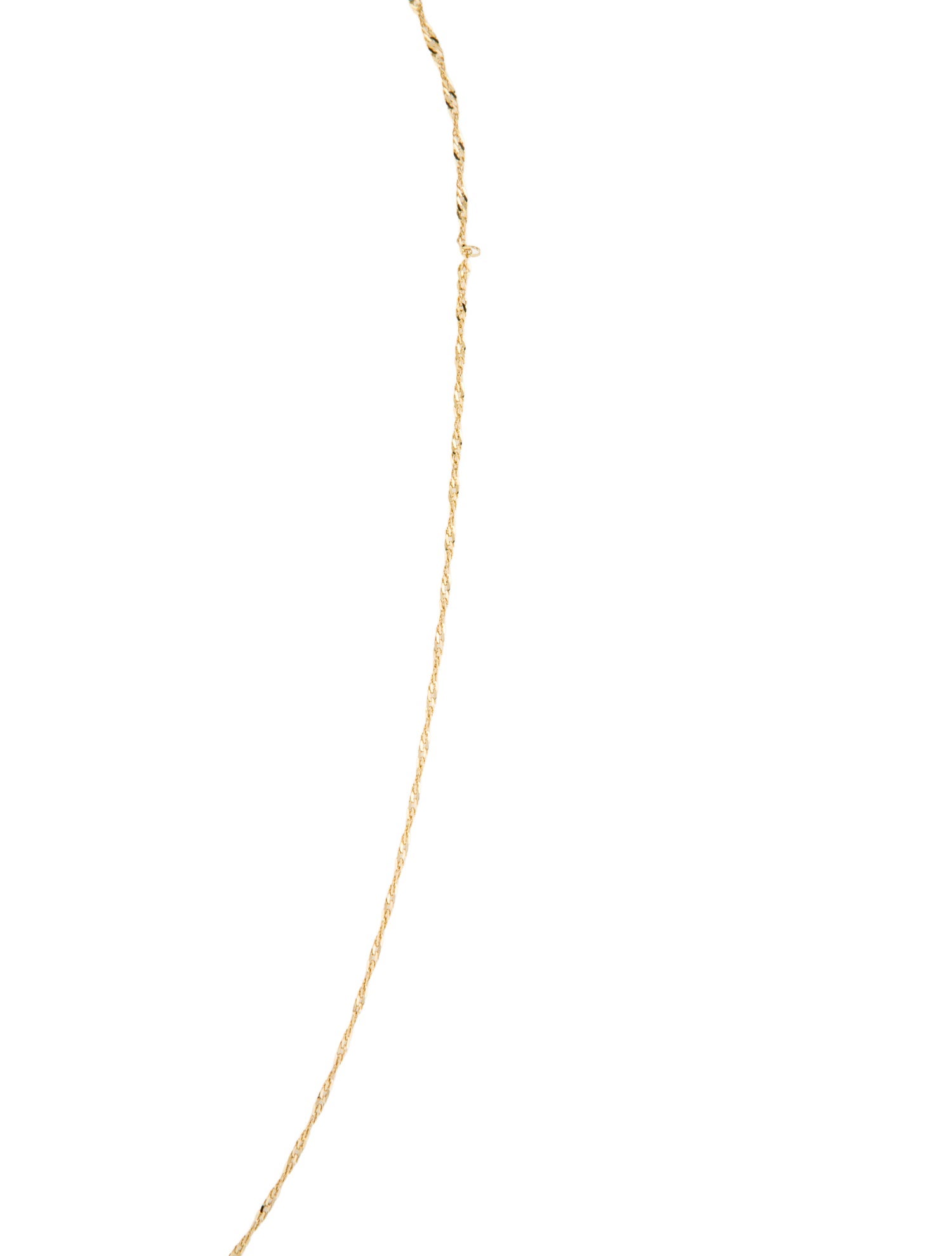 Necklace 14K Singapore Chain Necklace