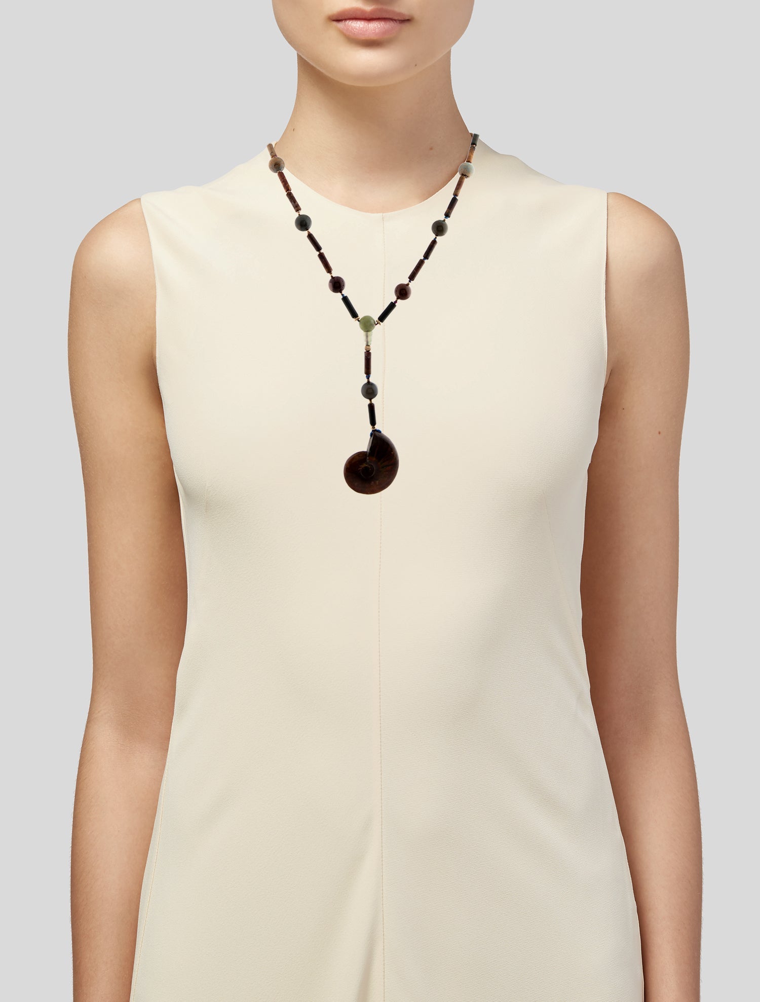 Necklace 14K Multistone