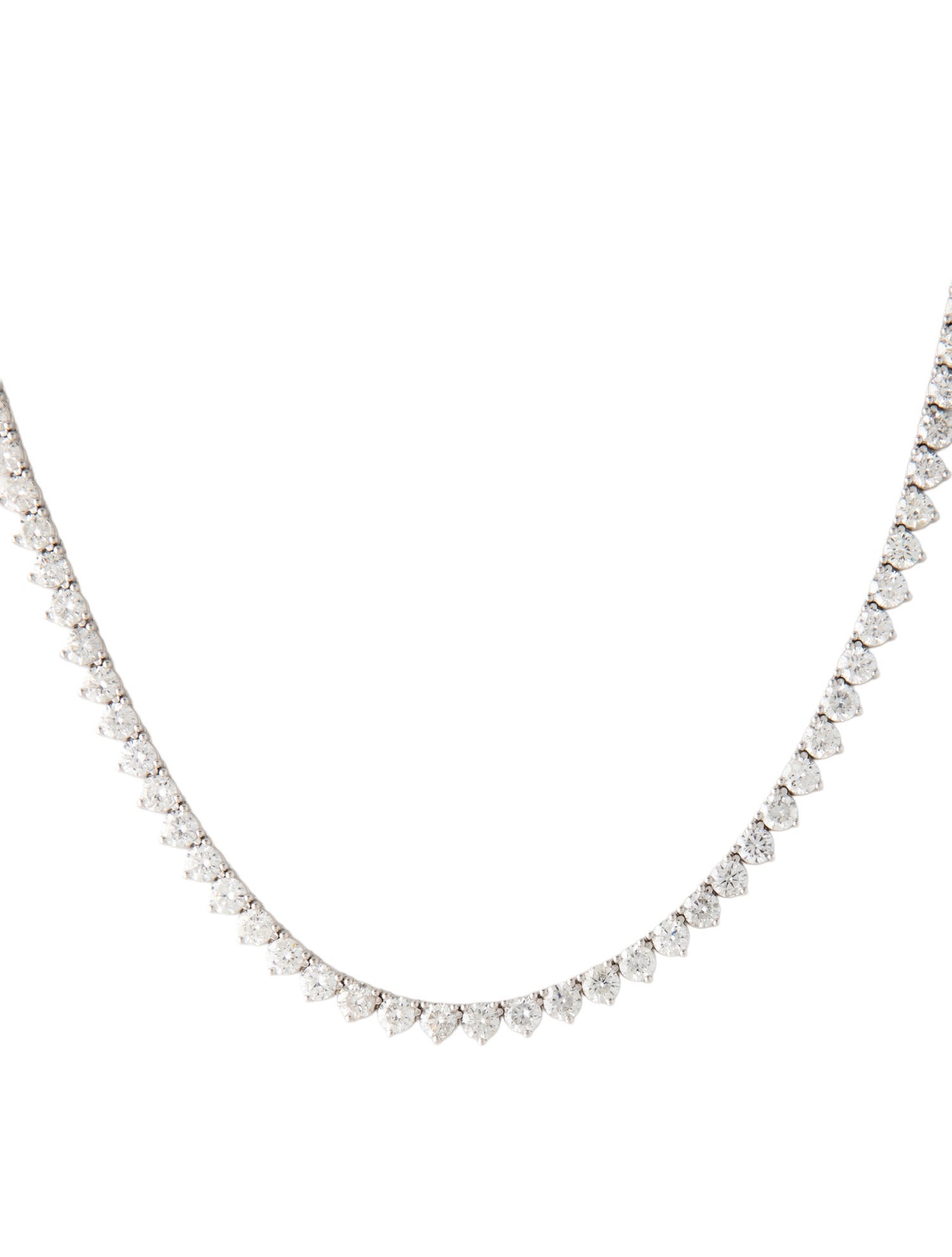 Necklace 14K 15.26ctw Diamond Tennis