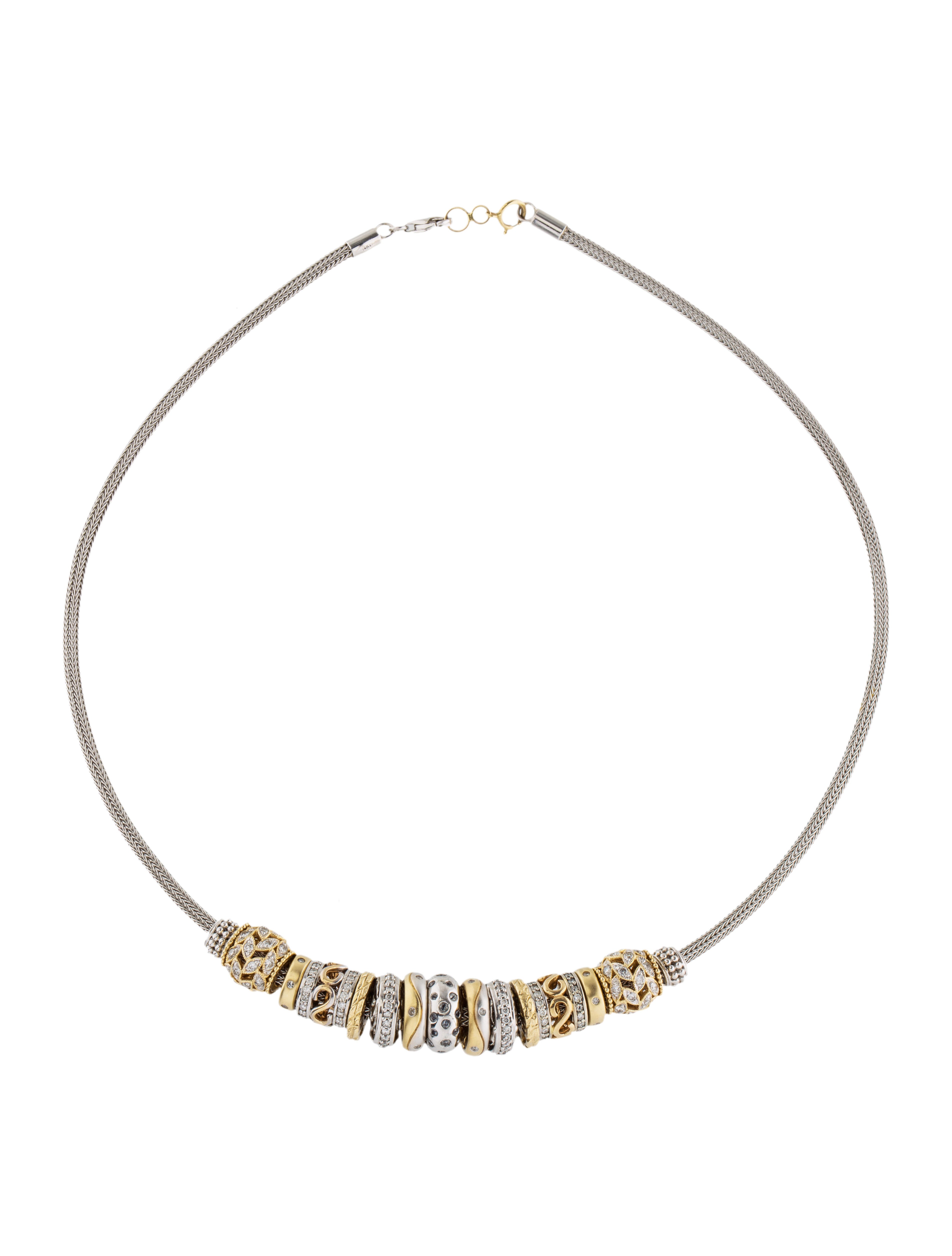 14K Diamond Collar Necklace Necklaces NECKL36389 The RealReal