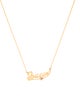 14K Diamond 'Queen' Nameplate Necklace image 1