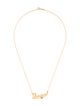 14K Diamond 'Queen' Nameplate Necklace image 3