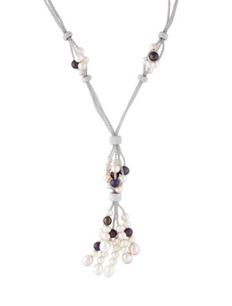Necklace 18K Pearl Lavalier Necklace
