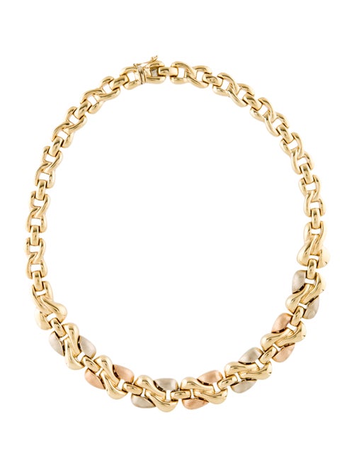 18K Chain-Link Necklace yellow