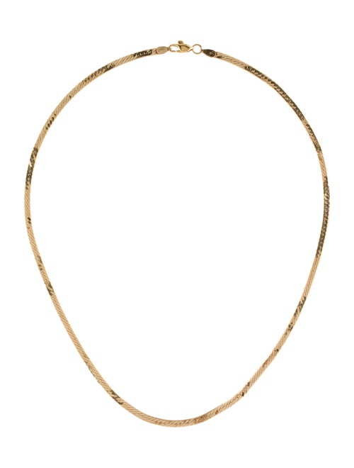 14K Chain Necklace yellow