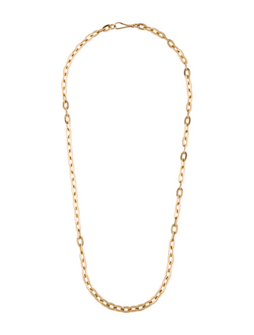 17K Link Chain Necklace yellow