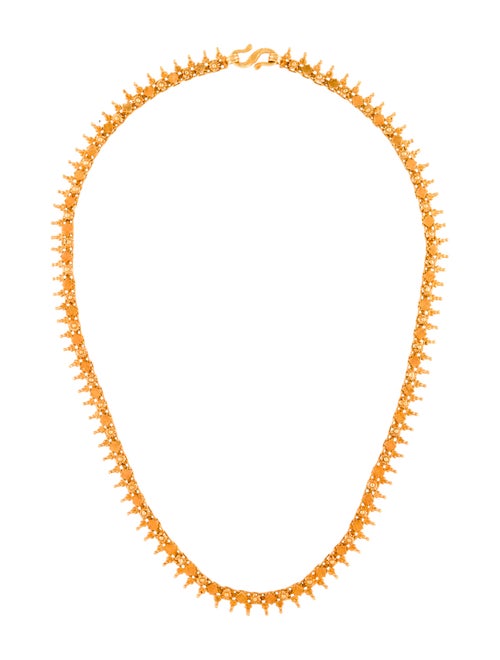 24K Chain-Link Necklace yellow