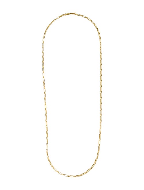 18K Link Chain Necklace yellow