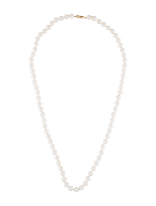 14K Pearl Necklace yellow