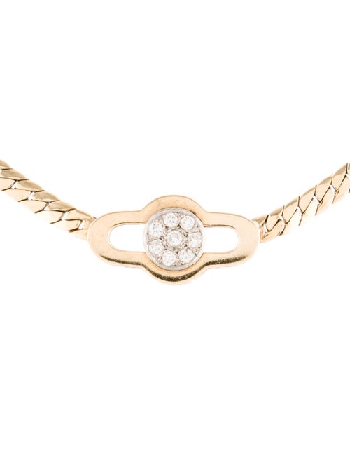 Necklace 14K Diamond Necklace yellow