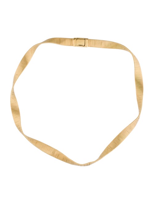 18K Spiral Collar yellow