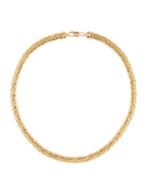 14K Byzantine Chain Necklace yellow