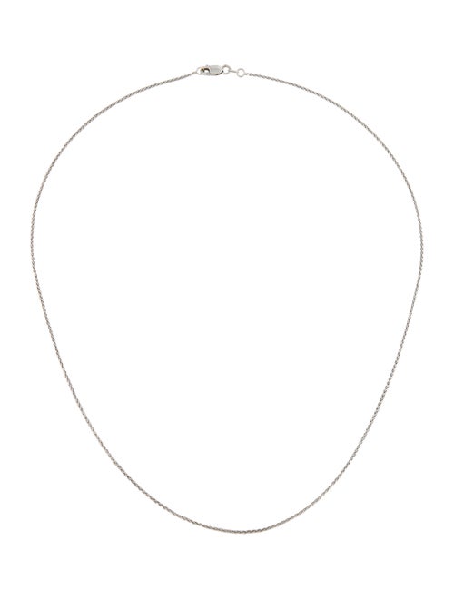 14K Chain Necklace white