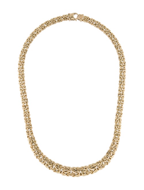 14K Collar Necklace yellow