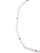 Necklace 14K Kunzite & Tourmaline Beaded Necklace