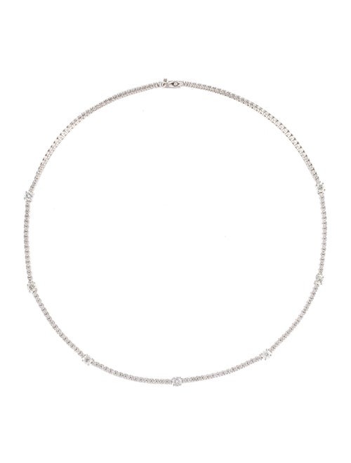 Necklace 14K 6.41ctw Diamond Collar Necklace white