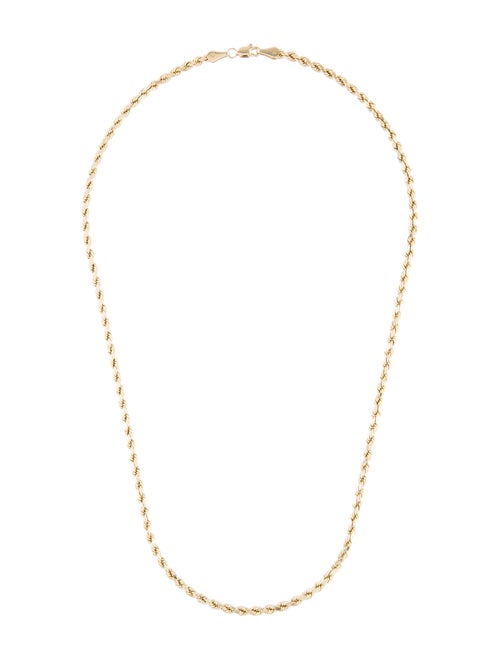 Necklace 14K Chain Necklace yellow