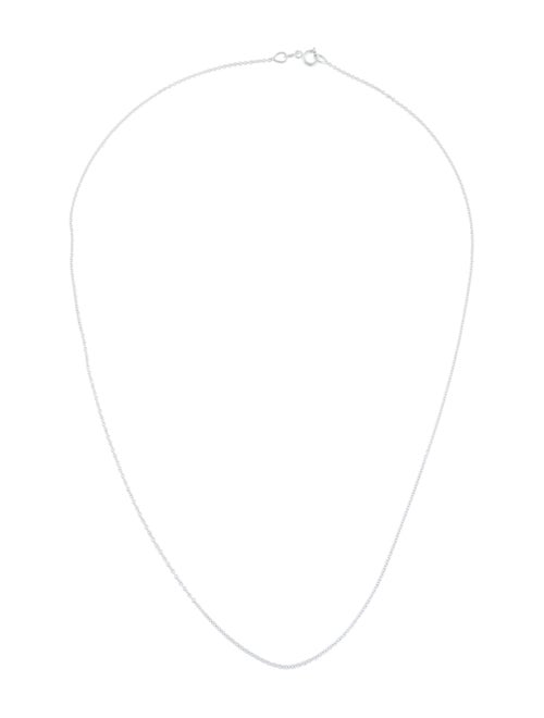 18K Chain Necklace white
