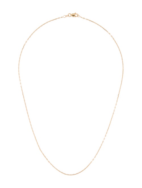 14K Delicate Figaro Chain Necklace yellow