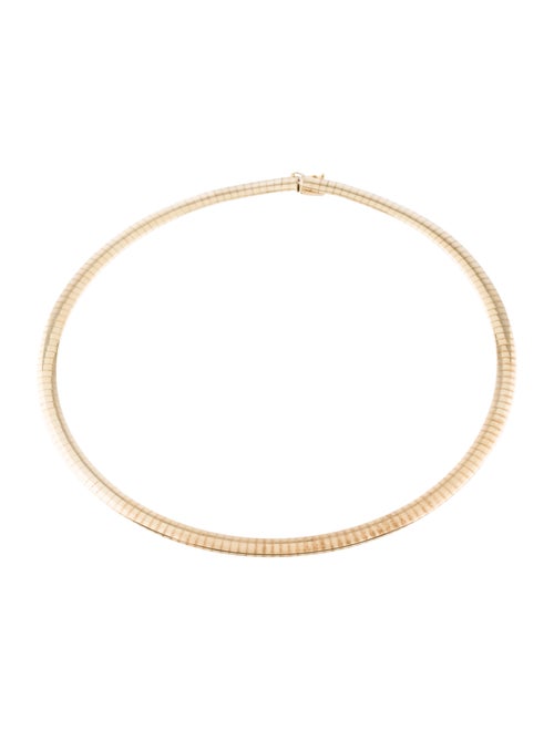 14K Flat Chain Necklace yellow