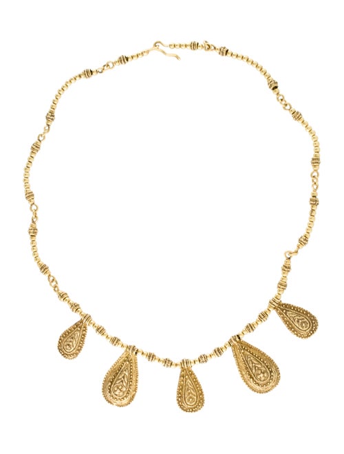 Necklace 18K Fancy Collar Necklace Yellow