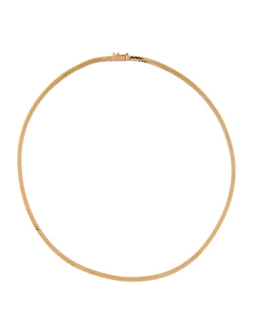Necklace 14K Snake Chain Necklace Yellow