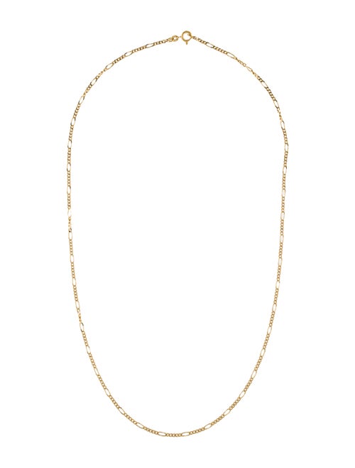 18K Link Chain Necklace Yellow