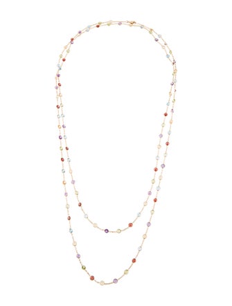 Necklace 14K Multistone Station Necklace