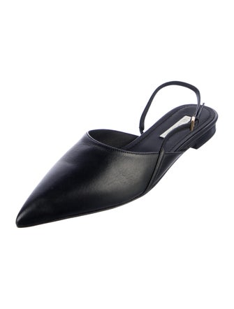 Neil J. Rodgers Leather Slingback Flats
