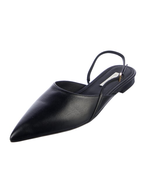 Neil J. Rodgers Leather Slingback Flats