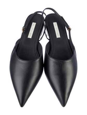 Neil J. Rodgers Leather Slingback Flats