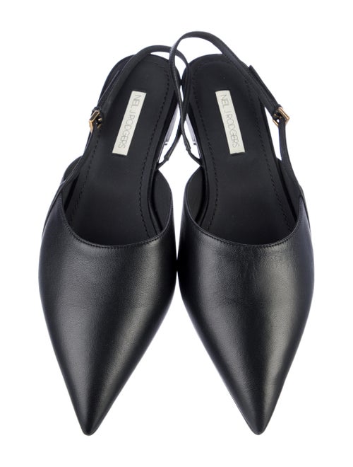 Neil J. Rodgers Leather Slingback Flats