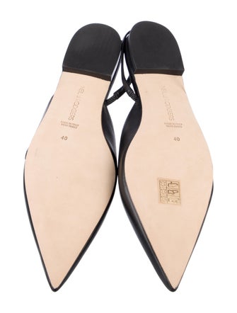 Neil J. Rodgers Leather Slingback Flats