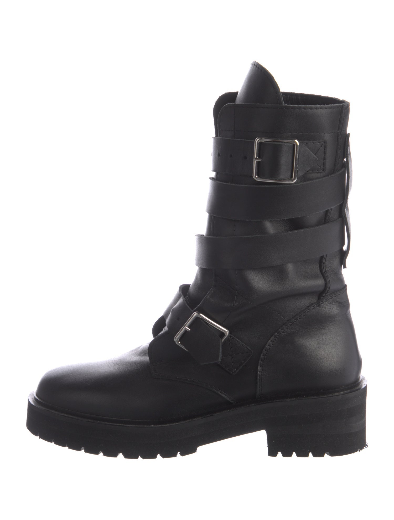 Neil J. Rodgers Leather Combat Boots