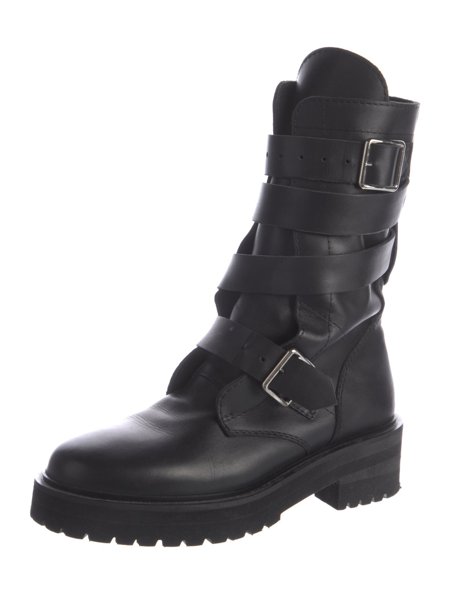 Neil J. Rodgers Leather Combat Boots