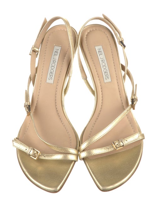 Neil J. Rodgers Leather Slingback Sandals