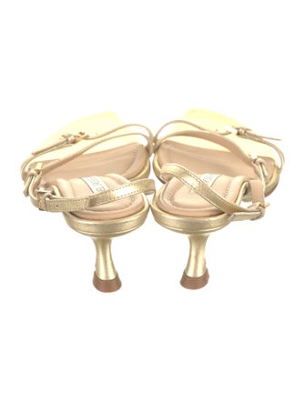 Neil J. Rodgers Leather Slingback Sandals