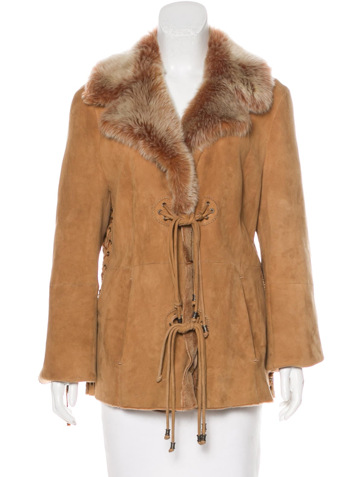 Neiman Marcus Fur Leather Coat - Clothing - NEMRC20459 | The RealReal
