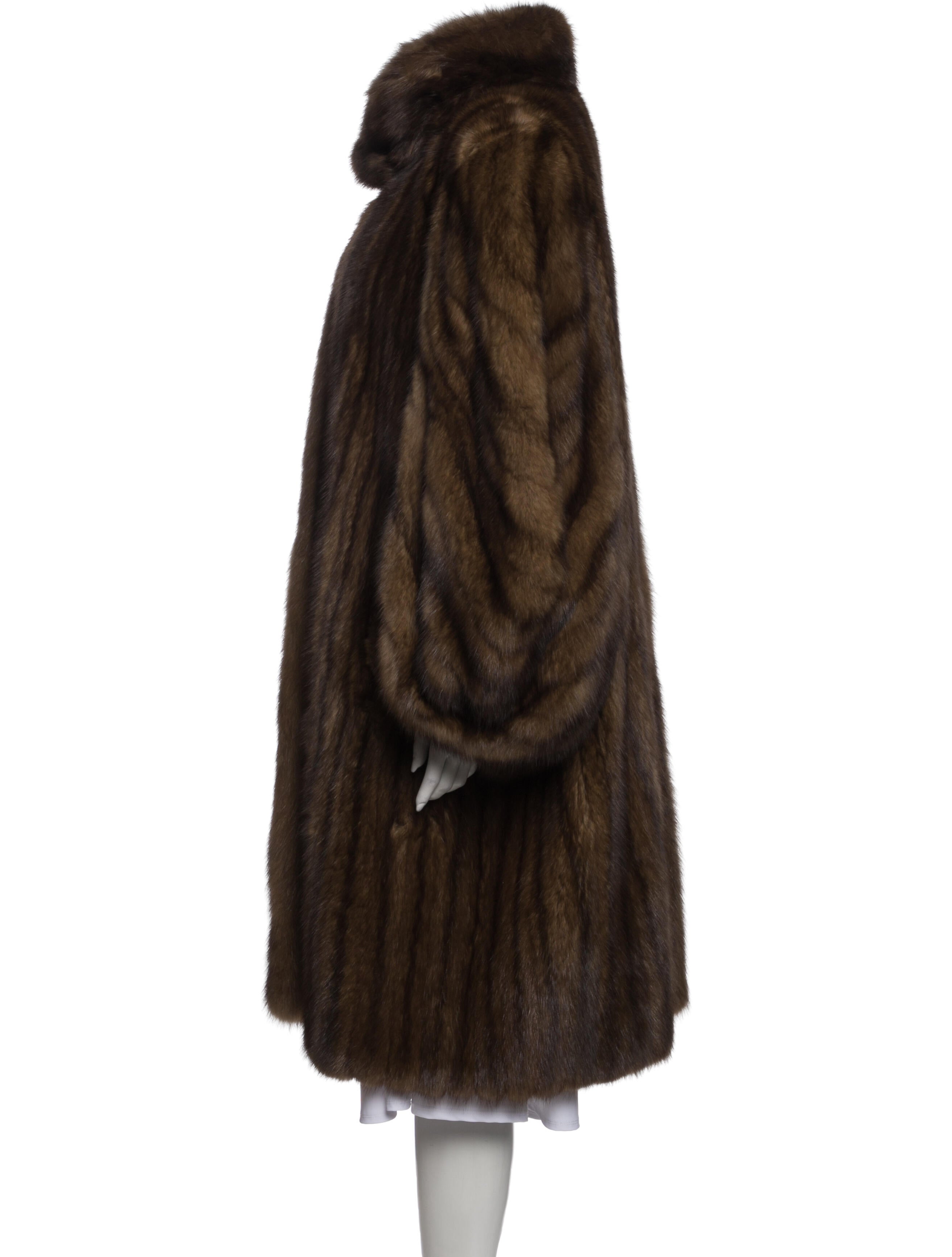 Neiman Marcus Fur Coat - Brown Coats, Clothing - NEMRC25234 | The RealReal