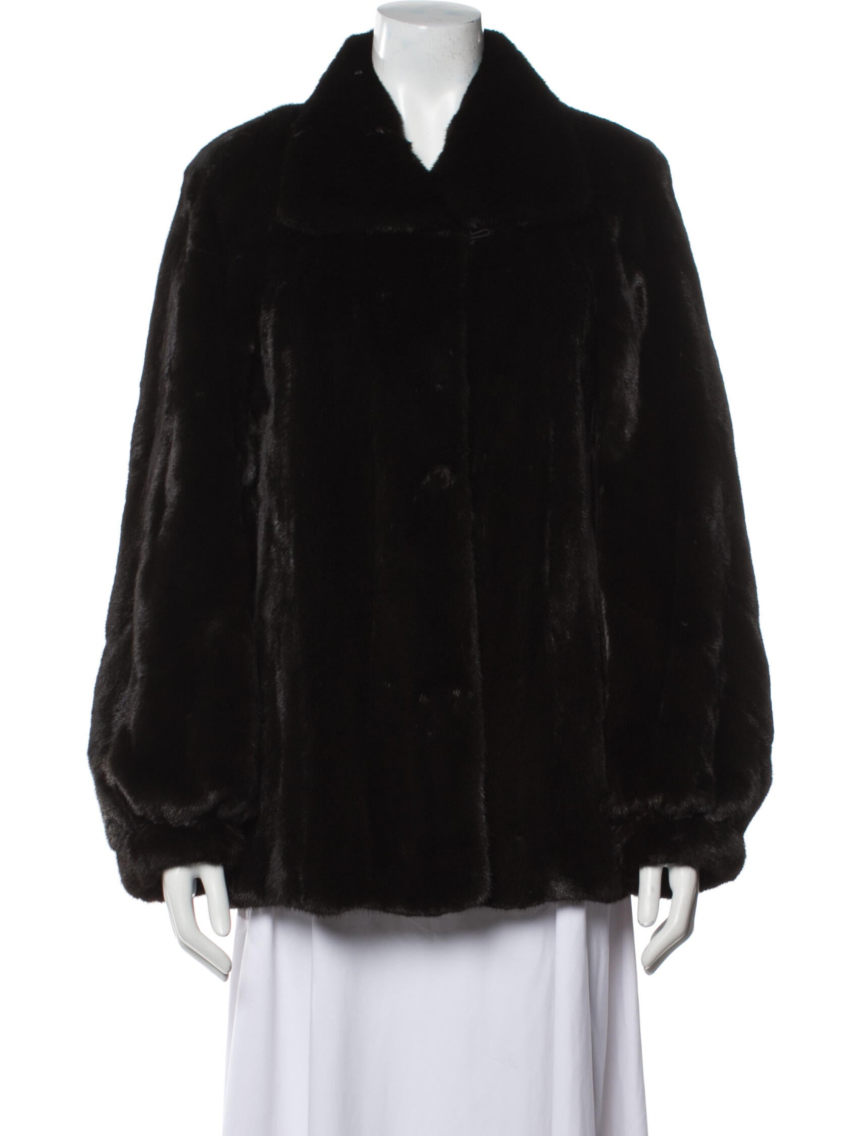 Neiman Marcus Lamb Leather Utility Jacket - Brown Jackets, Clothing