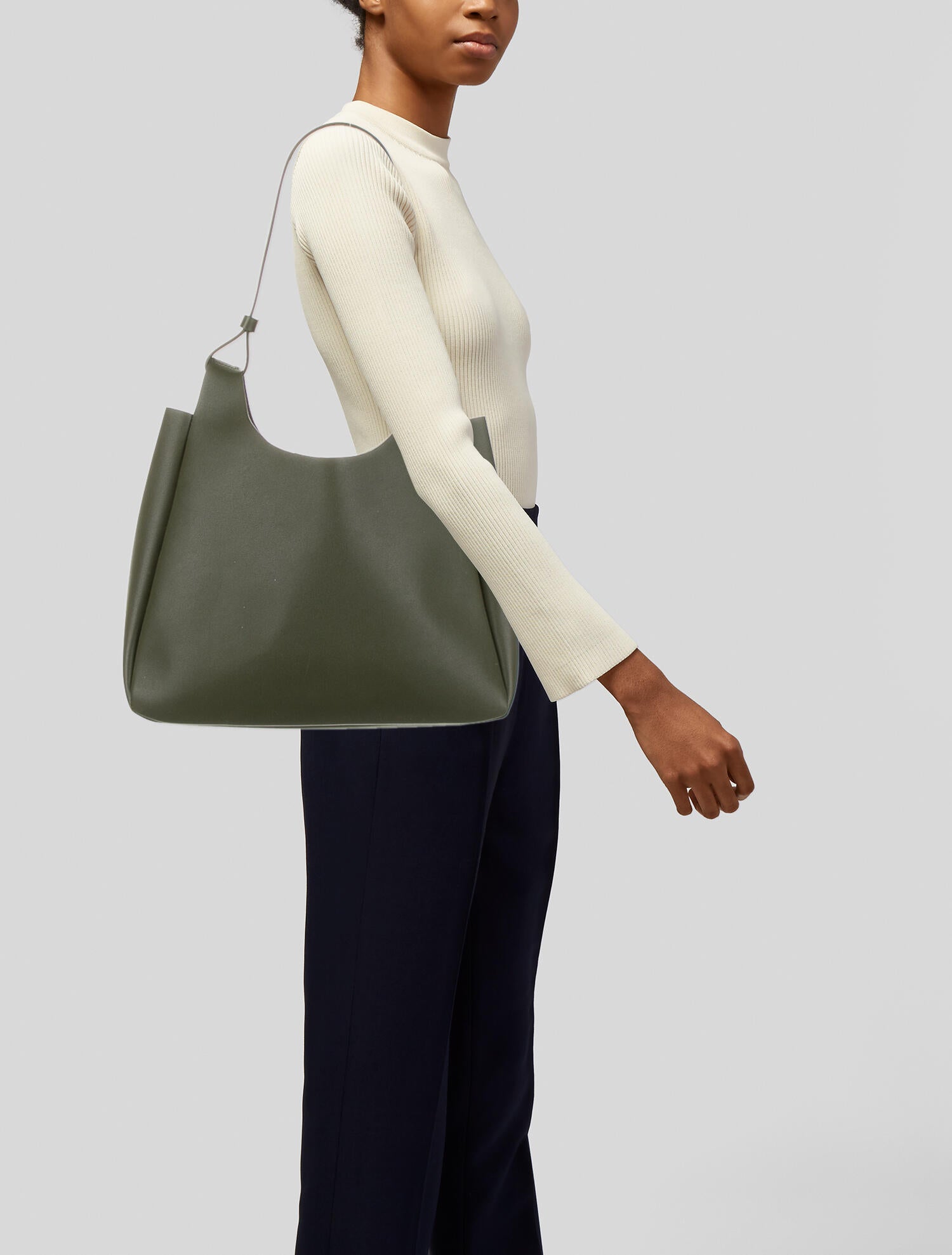 Neiman Marcus Leather Shoulder Bag