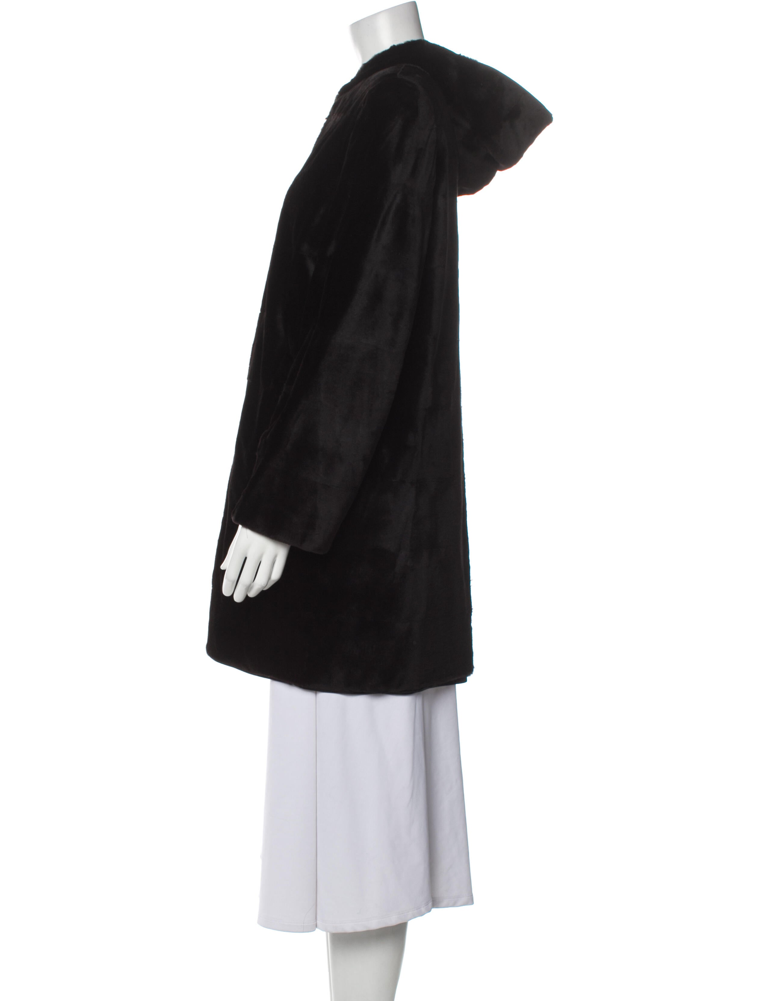 Neiman Marcus Mink Fur Coat - Black Coats, Clothing - NEMRC35303 | The