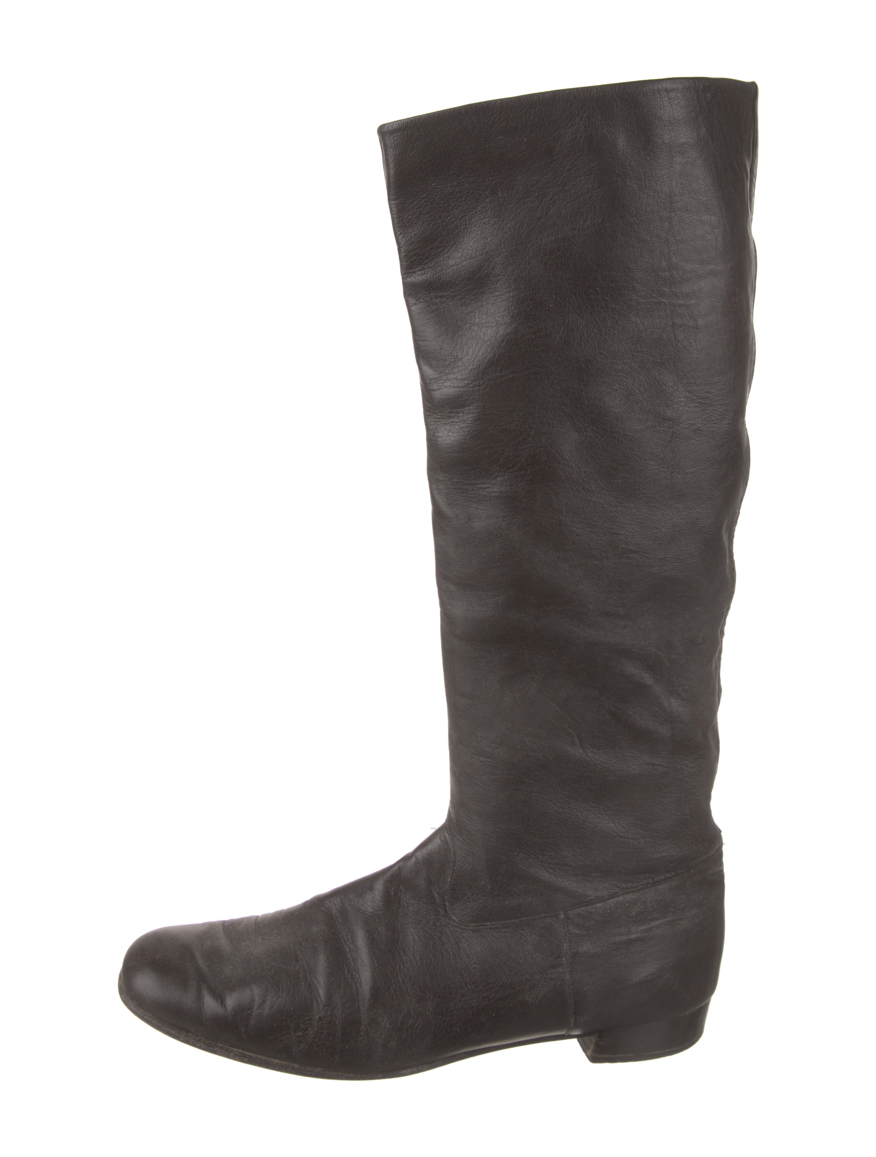 Neiman Marcus Leather Riding Boots Brown Boots, Shoes NEMRC39554
