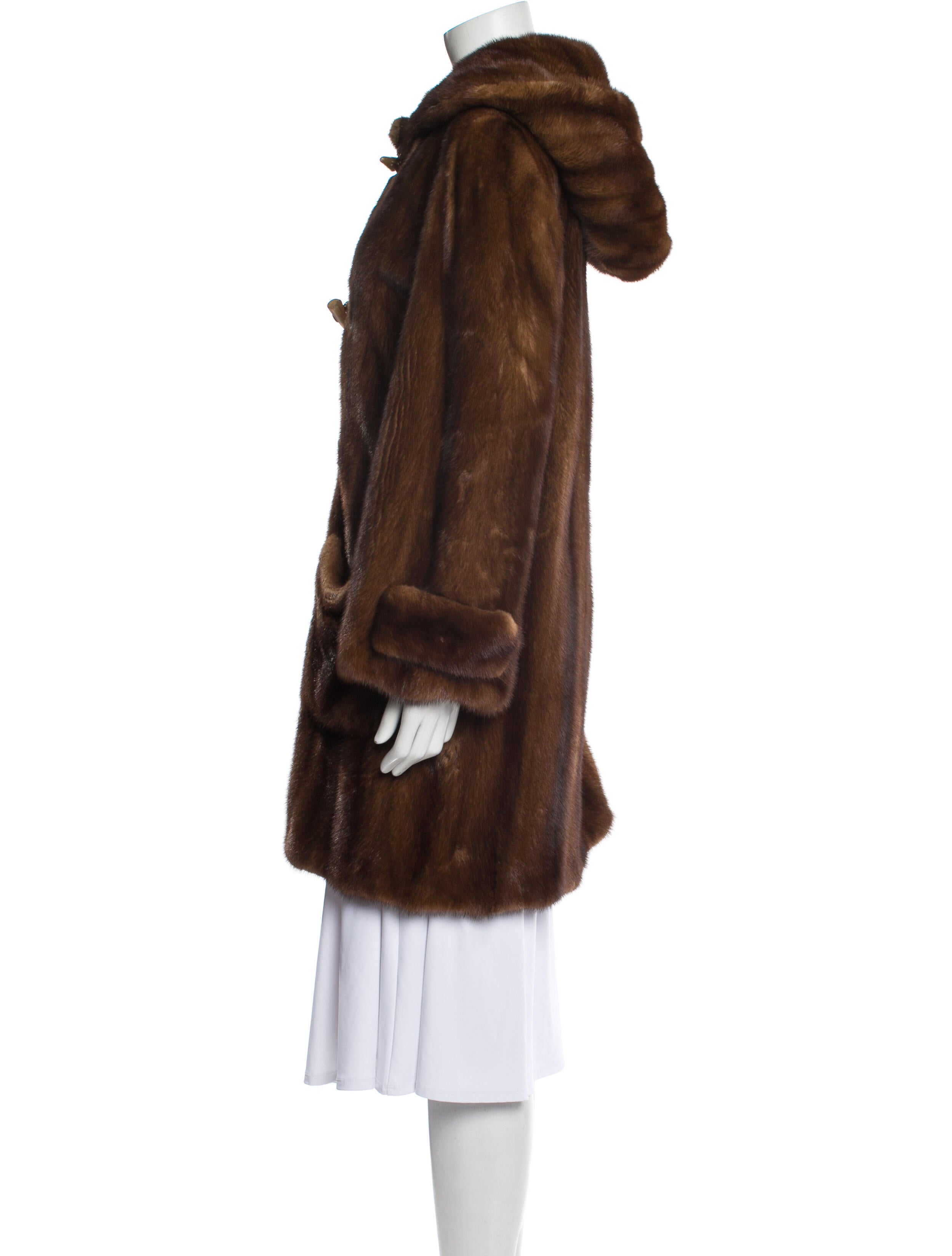 Neiman Marcus Vintage Late 1970's Early 1980's Fur Coat Brown Coats