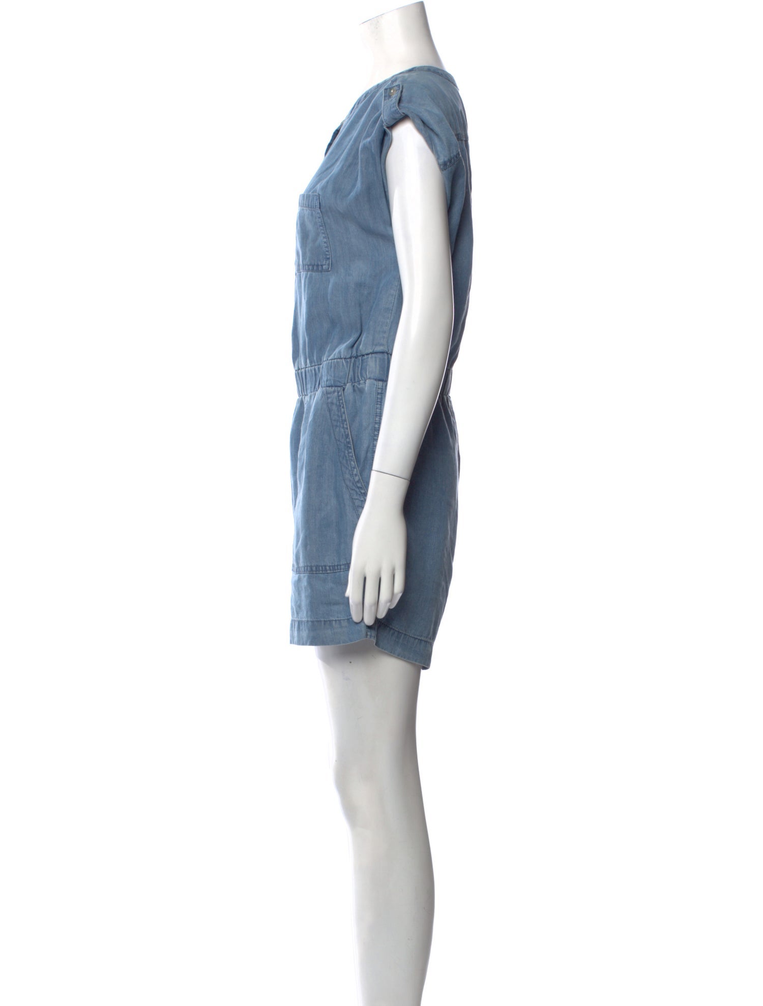 Neiman Marcus Crew Neck Romper