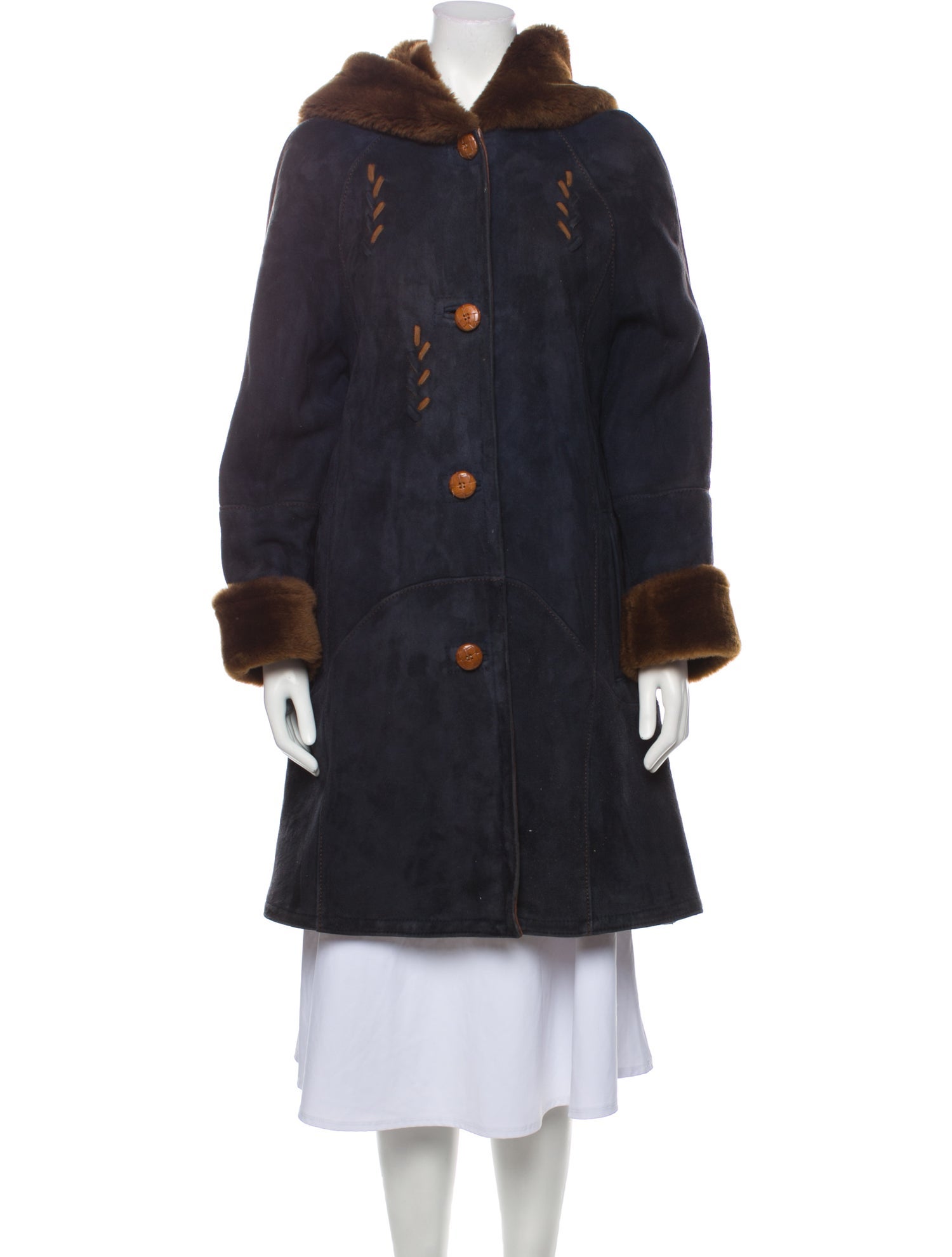 Neiman Marcus Faux Fur Coat