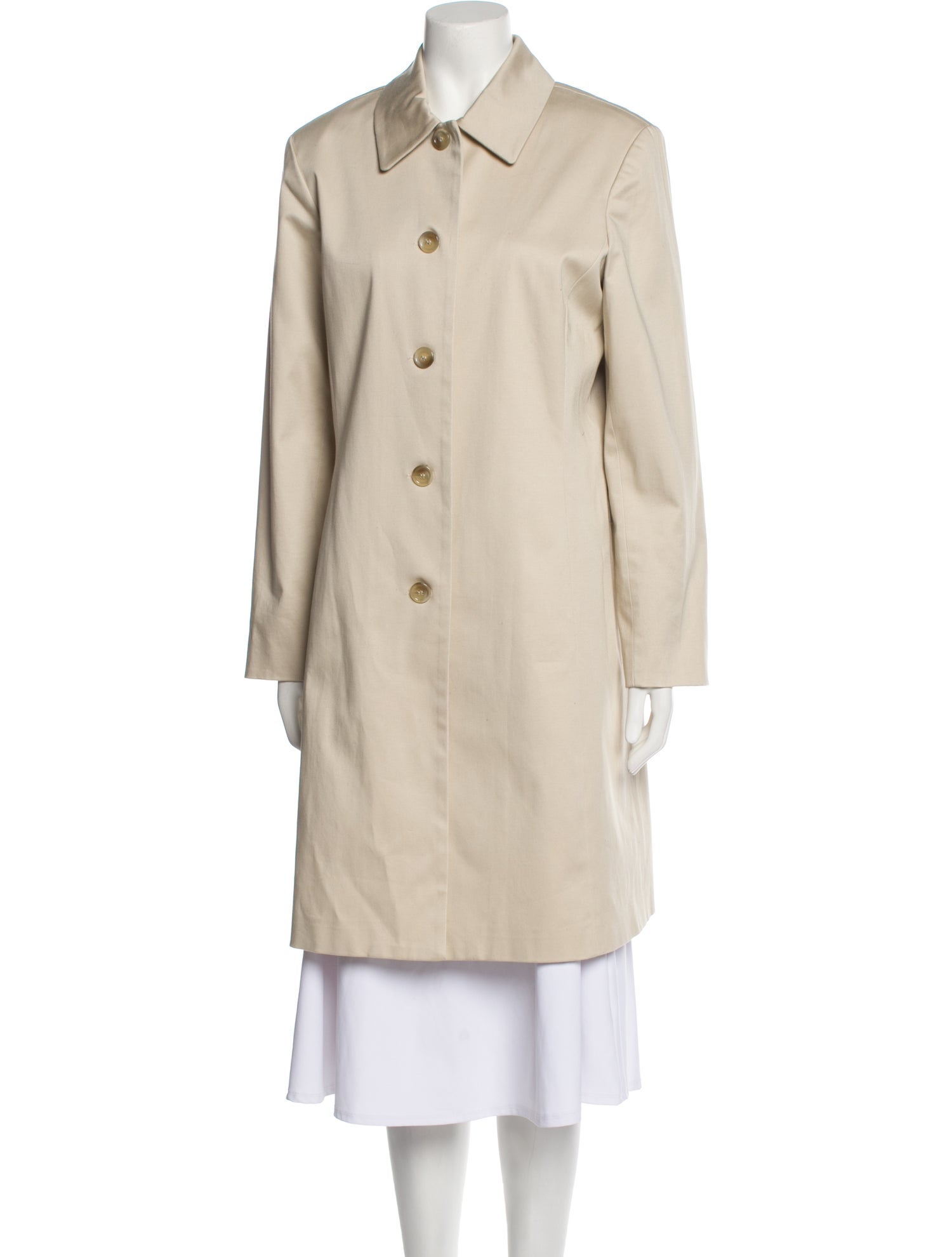 Neiman Marcus Trench Coat Neutrals Coats Clothing NEMRC60021 The RealReal