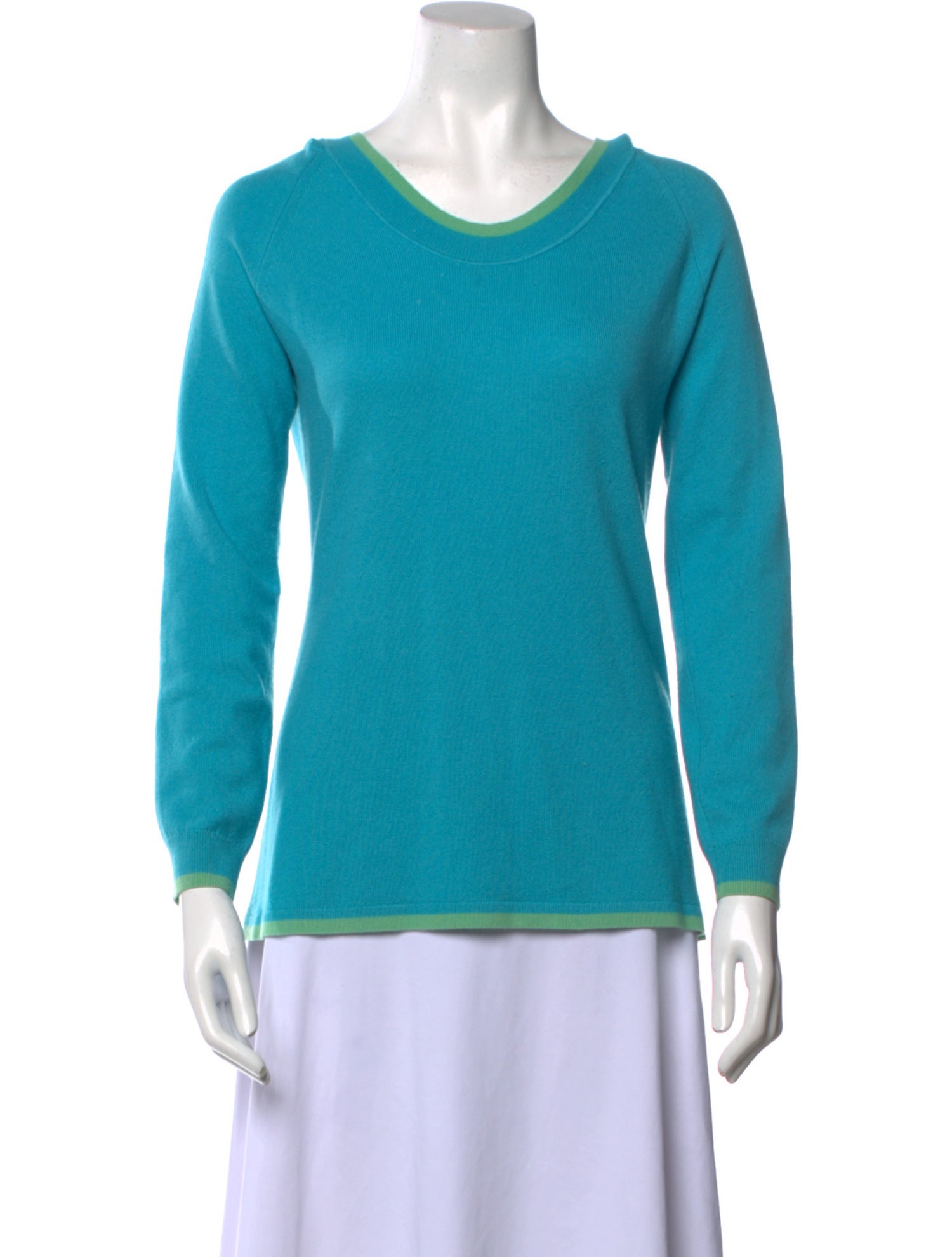 Neiman Marcus Cashmere Scoop Neck Sweater