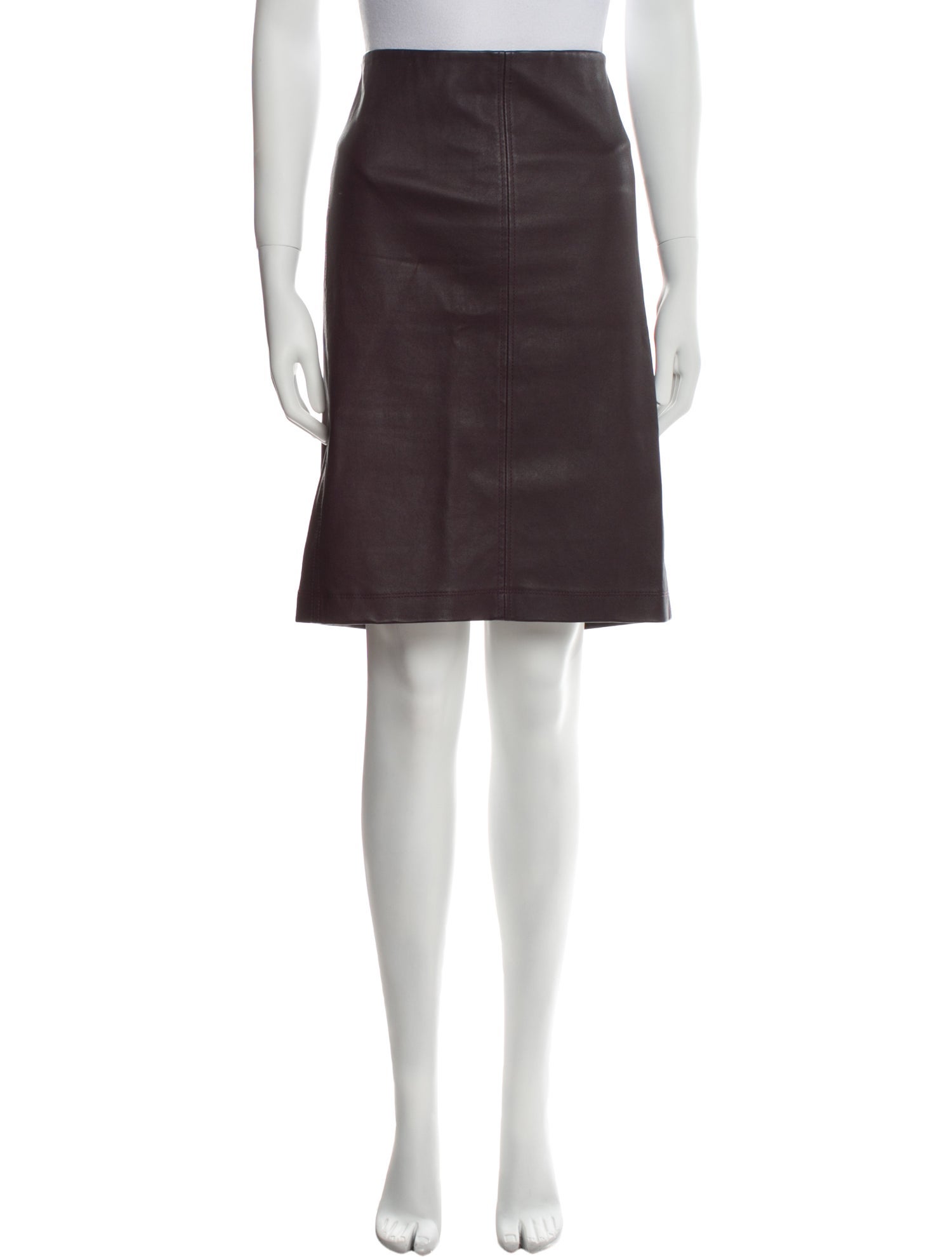 Neiman Marcus Leather Mini Skirt